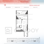 Bridge House at Brightwater Condos-(1B) floorplan