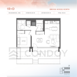 Bridge House at Brightwater Condos-(1R+D) floorplan