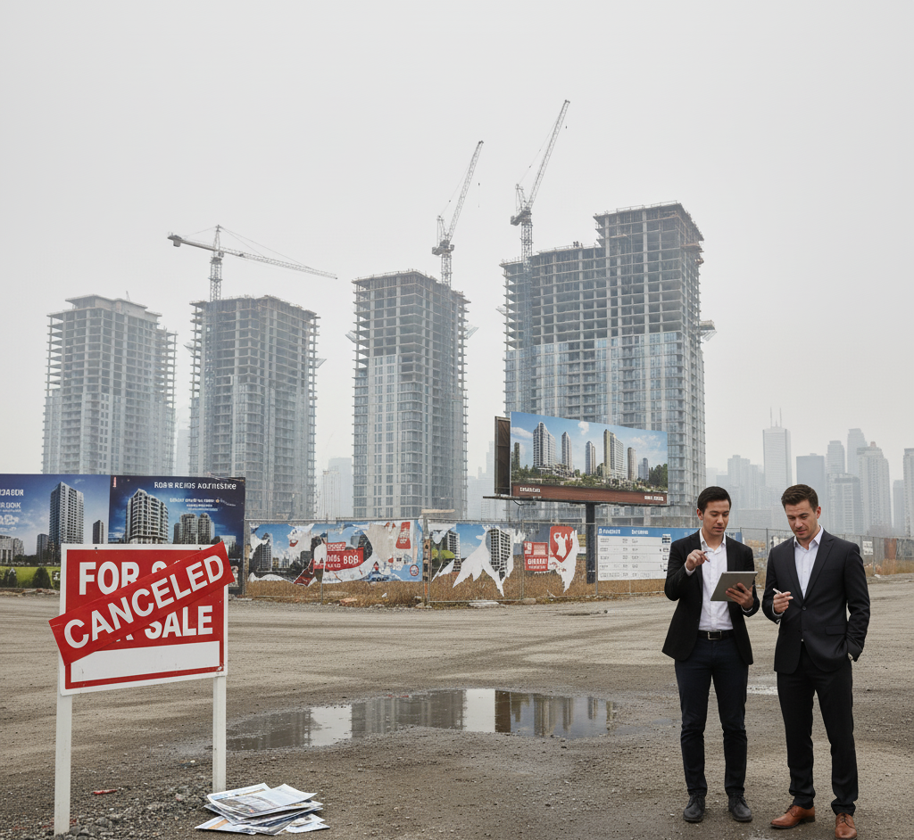 GTA Pre-Construction Sales Slump Market Slowdown Creates Buyer Leverage