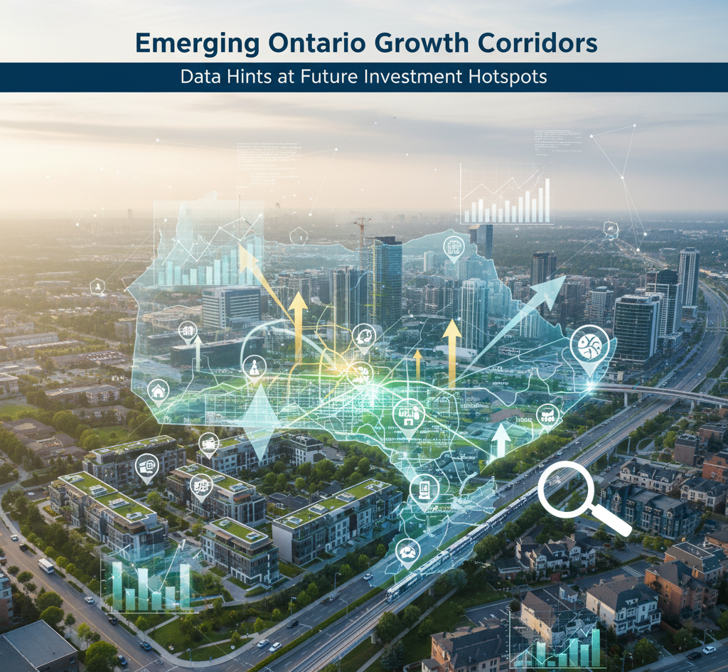 Gemini Generated Image lskfkzlskfkzlskf Emerging Ontario Growth Corridors Data Hints at Future Investment Hotspots