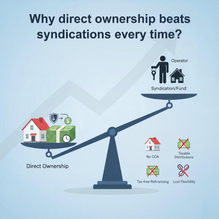 Why direct ownership beats syndications every time?