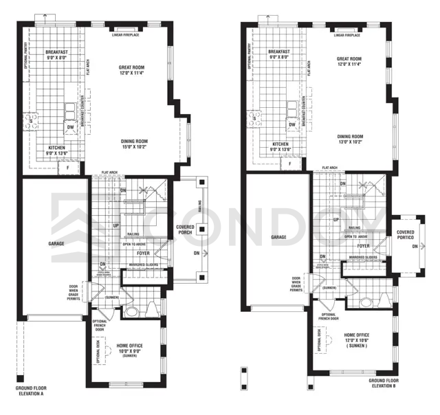 Trails of Whitevale Towns Orchid Floor Plan