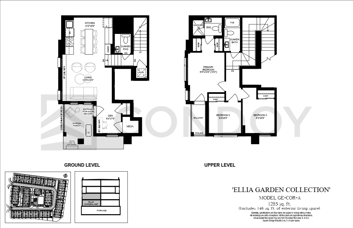 Ellia at Unity GARDEN INT Floor Plan