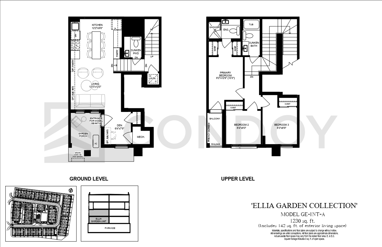 Ellia at Unity GARDEN INT Floor Plan