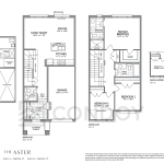 Aster Cachet Binbrook Homes | Aster | 1351 SQF | 3B