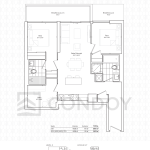 Elle Condos D2 Floor Plan