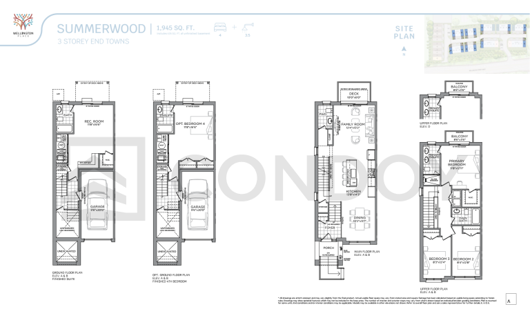 Wellington Place Summerwood Floor Plan