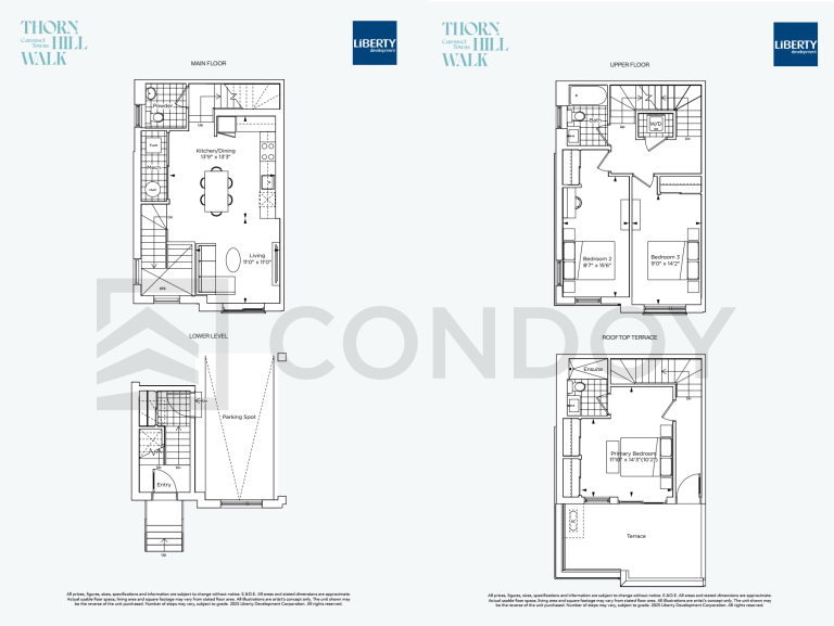 Thornhill Walk TH-B Floor Plan