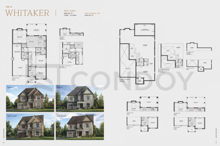 The WHITAKER Triple Crown Estate | The WHITAKER | 3870 SQF | 4B