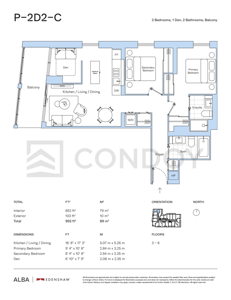 Alba-Condos P-2D2-C-Floorplan