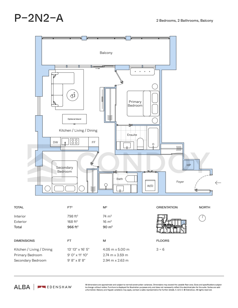 Alba-Condos P-2N2-A-Floorplan