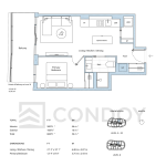 Alba-Condos T-1N1-A-Floorplan
