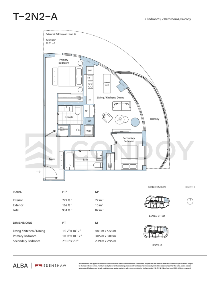Alba-Condos T-2N2-A-Floorplan