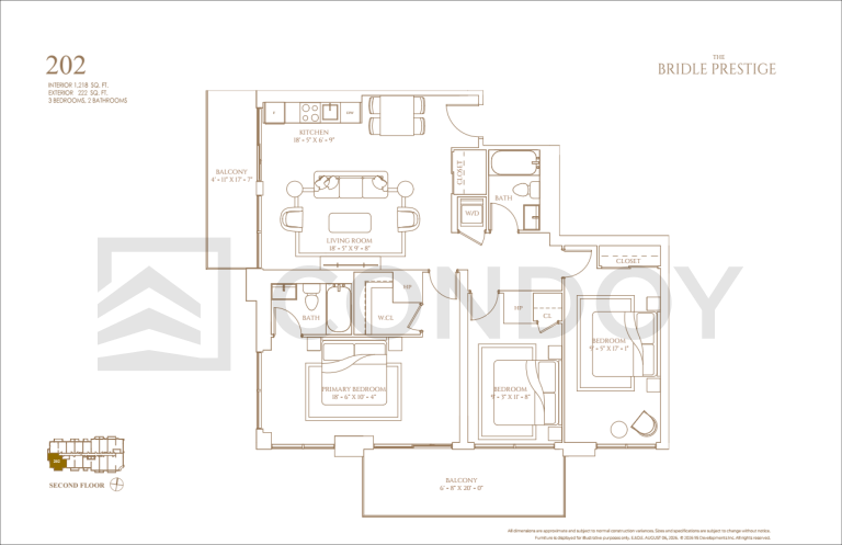 The Bridle Path 202 Floor Plan