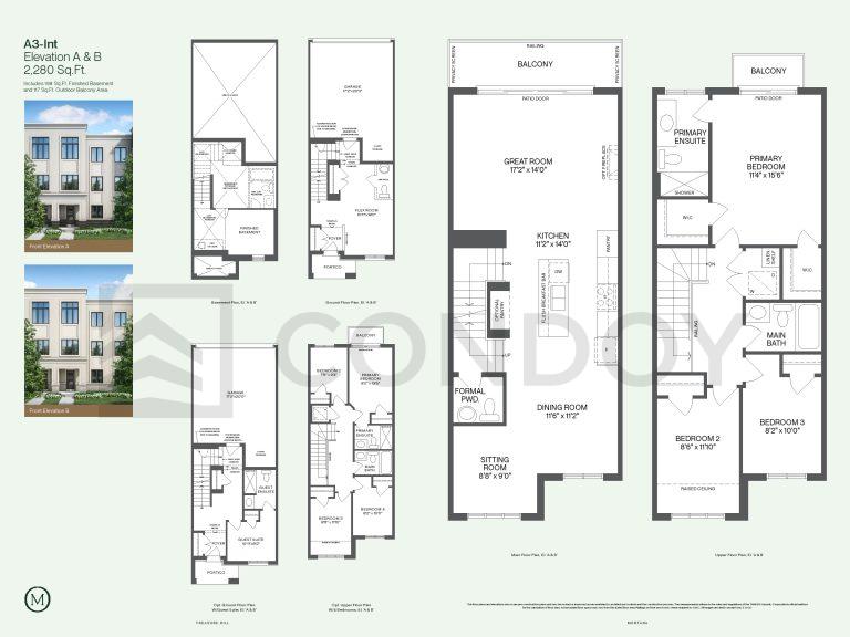 A3 Int Montara Towns | A3 INT | 2280 SQF | 3B