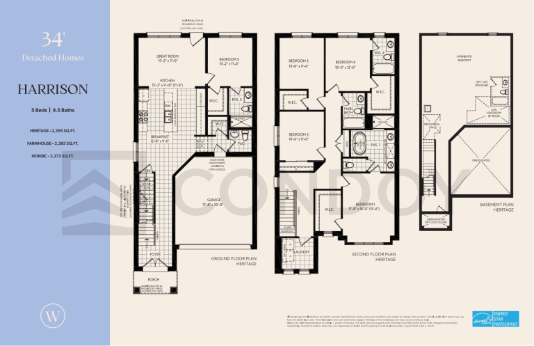 Harrison Wellwood Homes | Harrison | 2372 - 2395 SQF | 5B