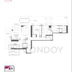 Mikado Artists Alley Condos | Mikado | 1325 SQF | 3B