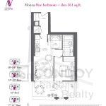 Monza Artists Alley Condos | Monza | 561 SQF | 1.5B