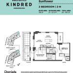 Sunflower Kindred Condos | SUNFLOWER | 804 SQF | 2B