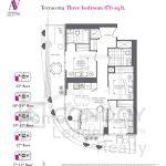 Terracotta Artists Alley Condos | Terracotta | 876 SQF | 3B
