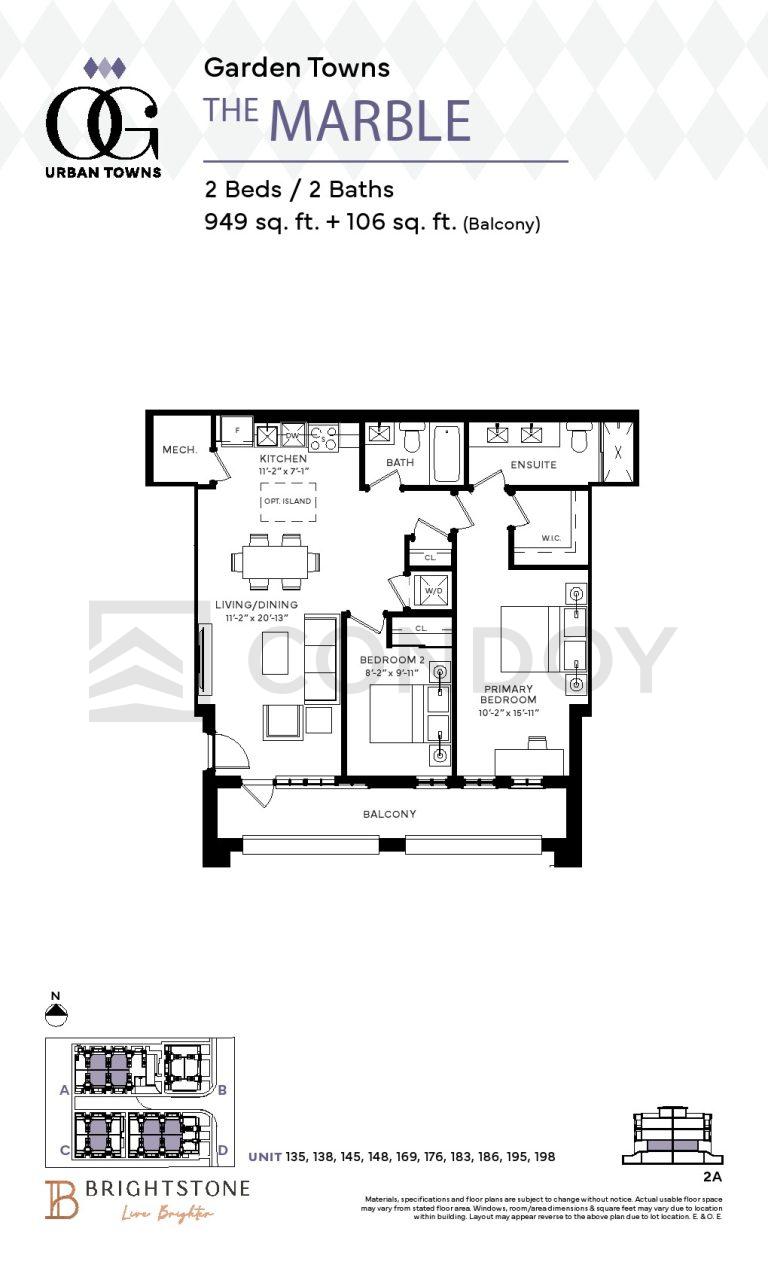 The Marble OG Urban Towns | The Marble | 949 SQF | 2B
