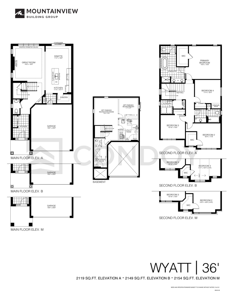 Wyatt Spears Gardens | Wyatt | 2119 - 2154 SQF | 4B