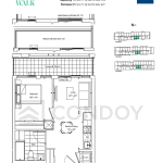 Merrydale Residences 1D-BF floorplan