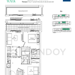 Merrydale Residences 1L+D floorplan