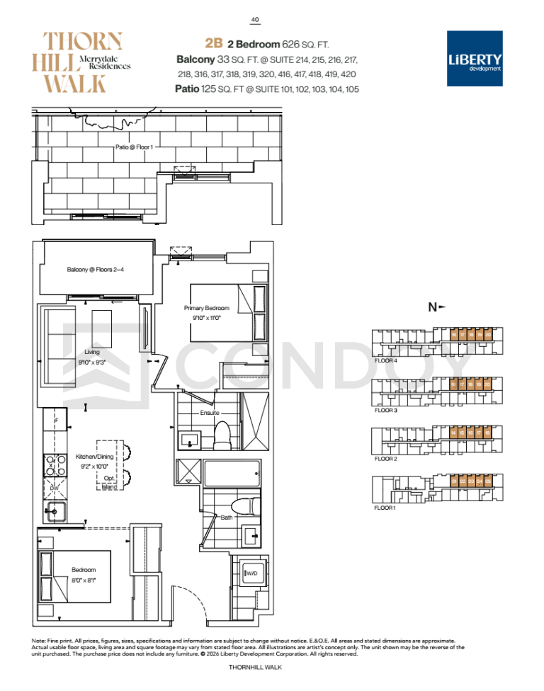 Merrydale Residences 2B floorplan