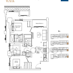 Merrydale Residences 2B+D floorplan