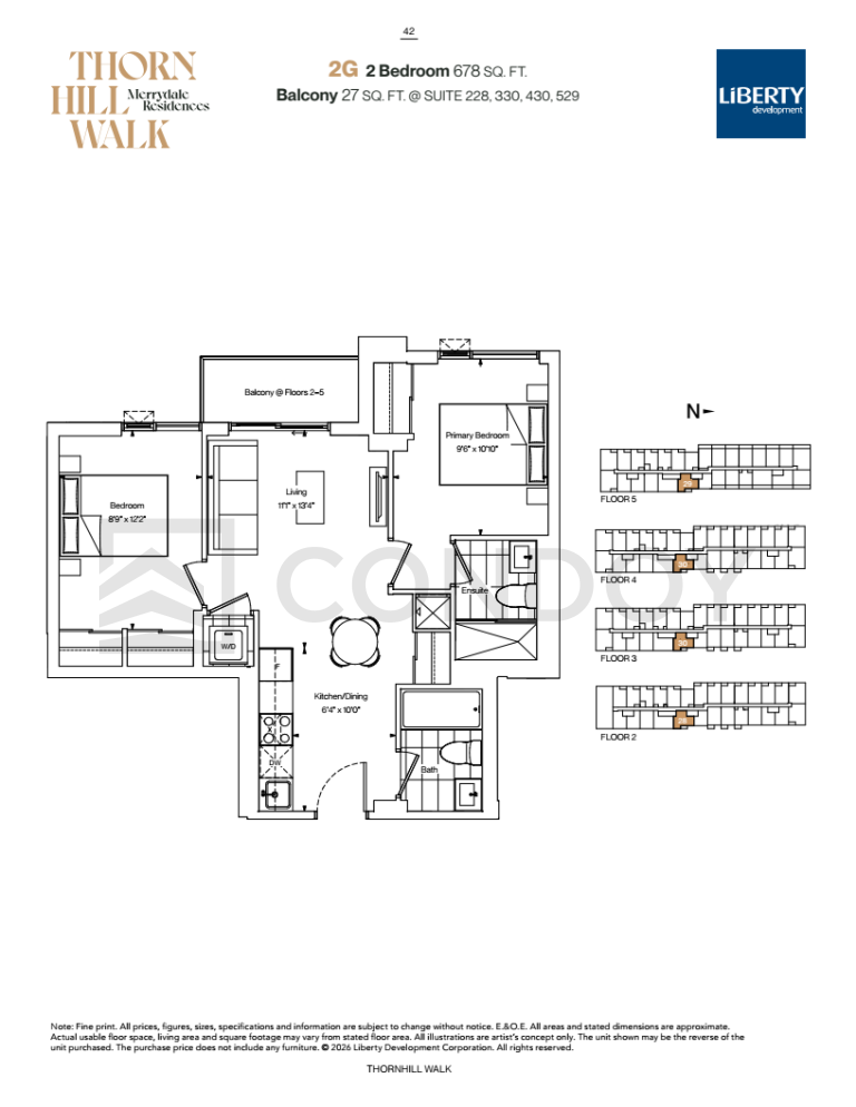 Merrydale Residences 2G floorplan
