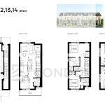 Chateau Markham Towns rear Lane-end Floor Plan