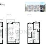 Chateau Markham Towns village-End Floor Plan
