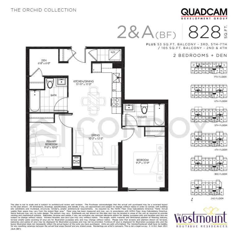 The Westmount Boutique Residences 2+A-BF(R) Floor Plan