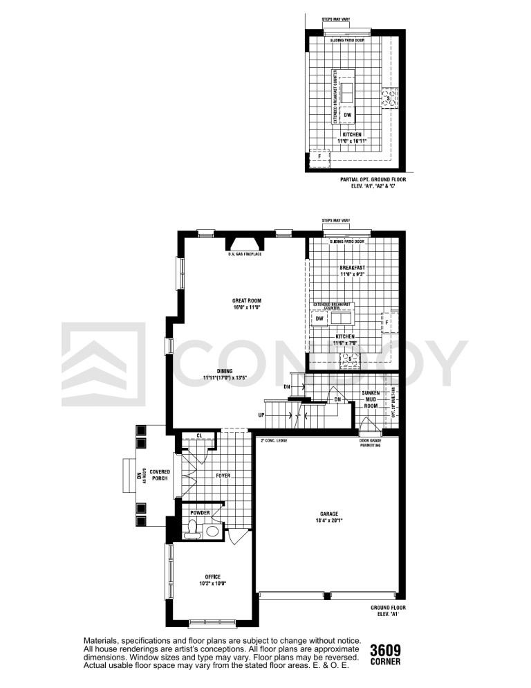Windrose at Caledon Trails birch Floor Plan