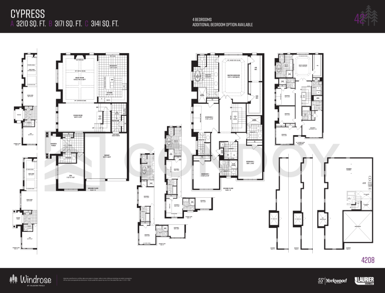Windrose at Caledon Trails cypress Floor Plan