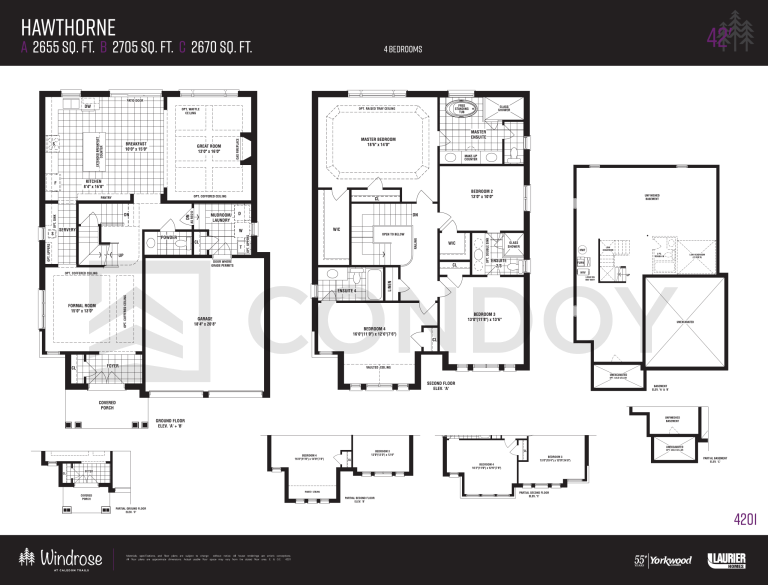 Windrose at Caledon Trails primrose Floor Plan