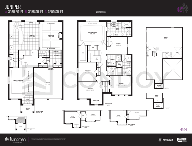 Windrose at Caledon Trails osage Floor Plan