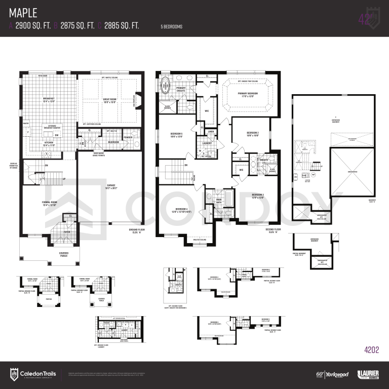 Windrose at Caledon Trails maple Floor Plan