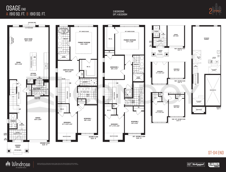 Windrose at Caledon Trails osage Floor Plan